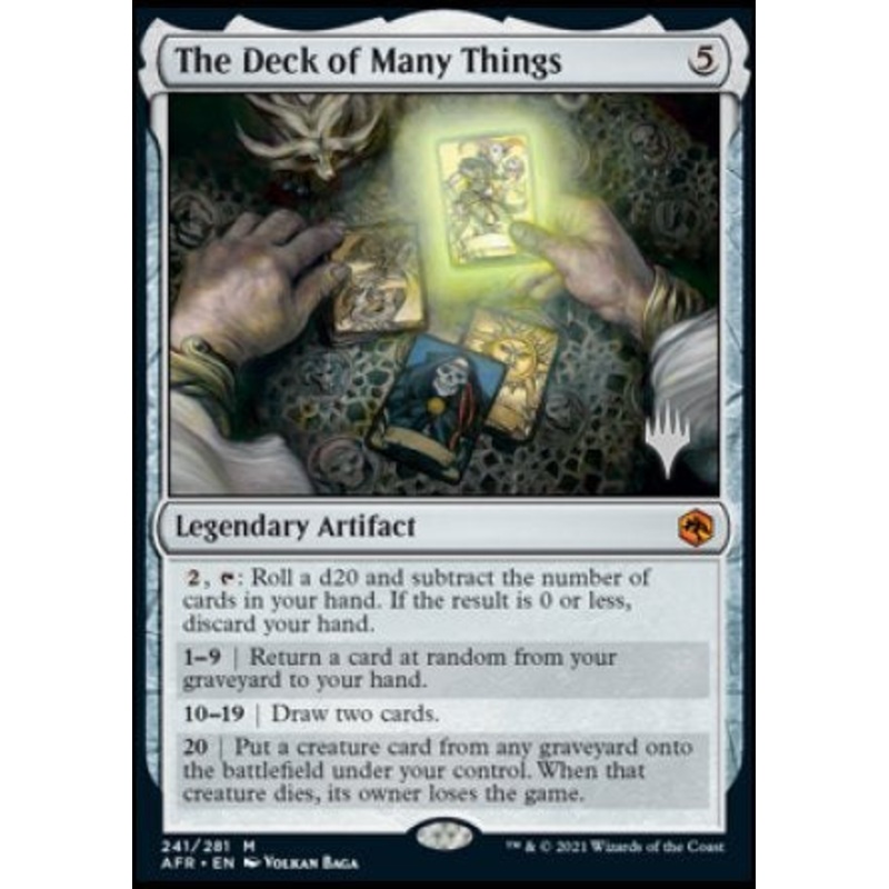 The Deck of Many Things (Promo Pack) [Dungeons & Dragons: Adventures in the Forgotten Realms Promos]