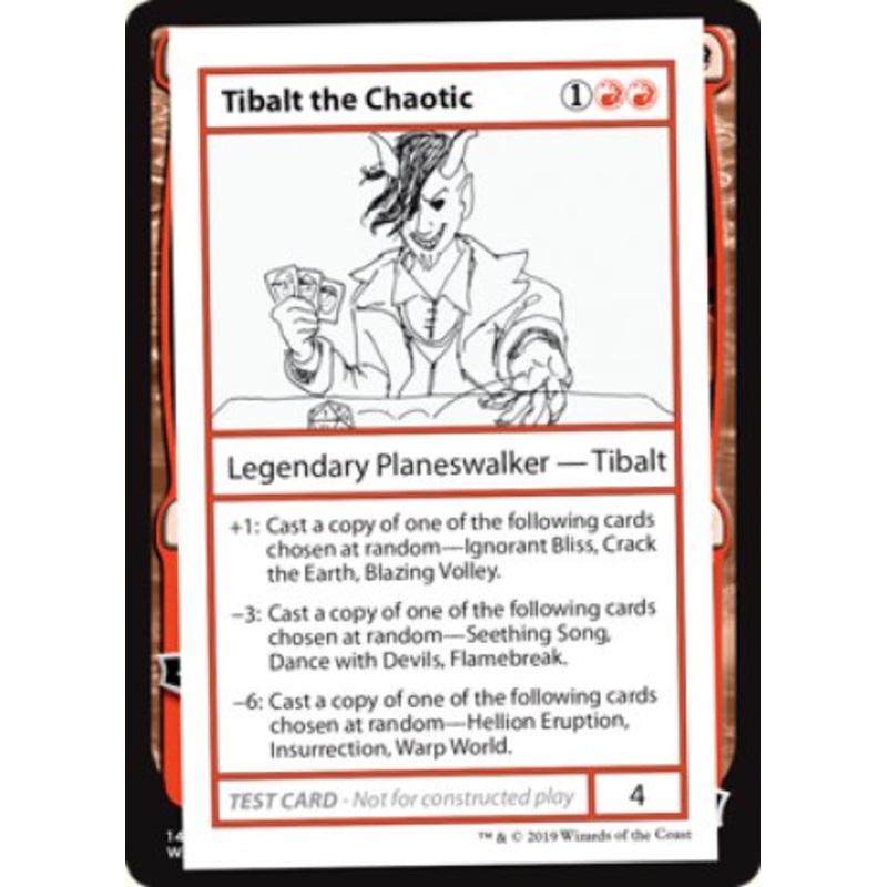 Tibalt the Chaotic (2021 Edition) [Mystery Booster Playtest Cards]