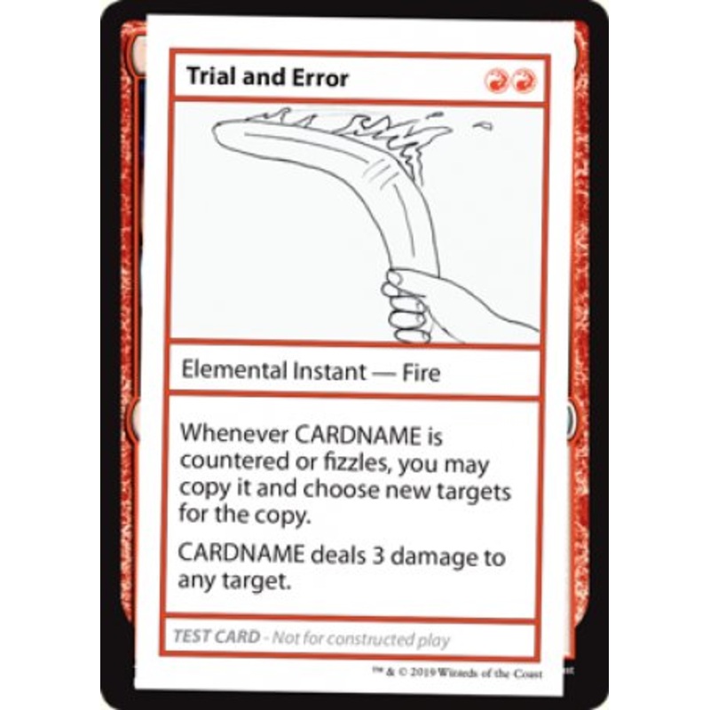 Trial and Error (2021 Edition) [Mystery Booster Playtest Cards]