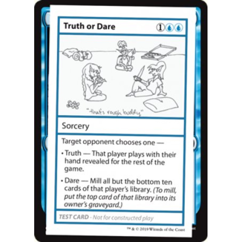 Truth or Dare (2021 Edition) [Mystery Booster Playtest Cards]