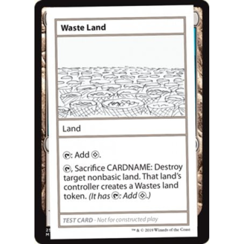Waste Land (2021 Edition) [Mystery Booster Playtest Cards]