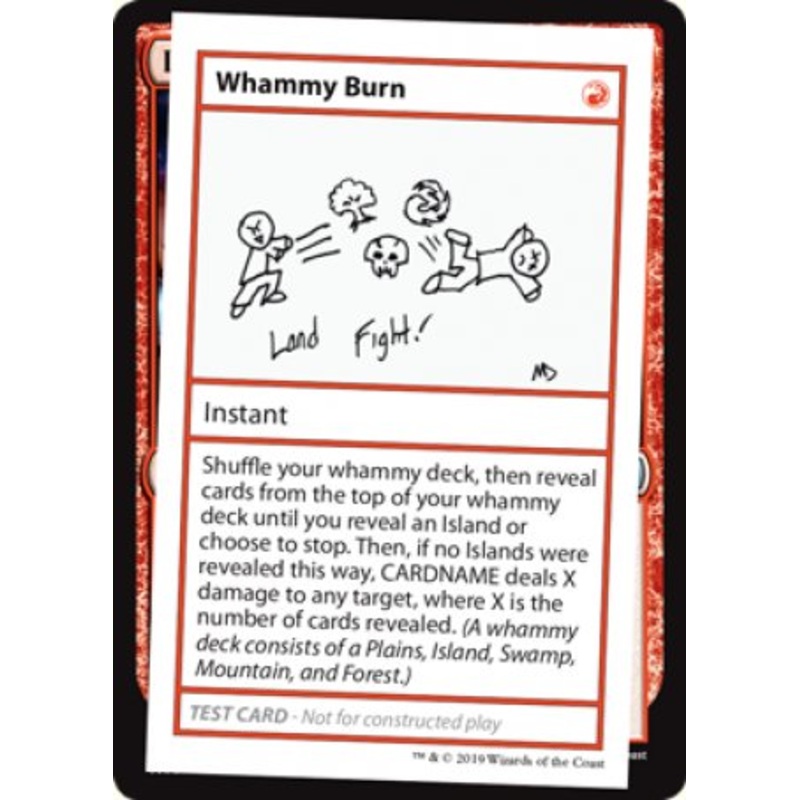 Whammy Burn (2021 Edition) [Mystery Booster Playtest Cards]