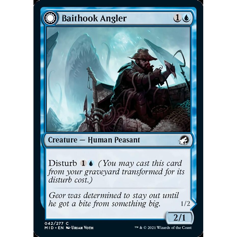Baithook Angler // Hook-Haunt Drifter [Innistrad: Midnight Hunt]