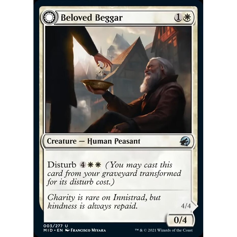 Beloved Beggar // Generous Soul [Innistrad: Midnight Hunt]