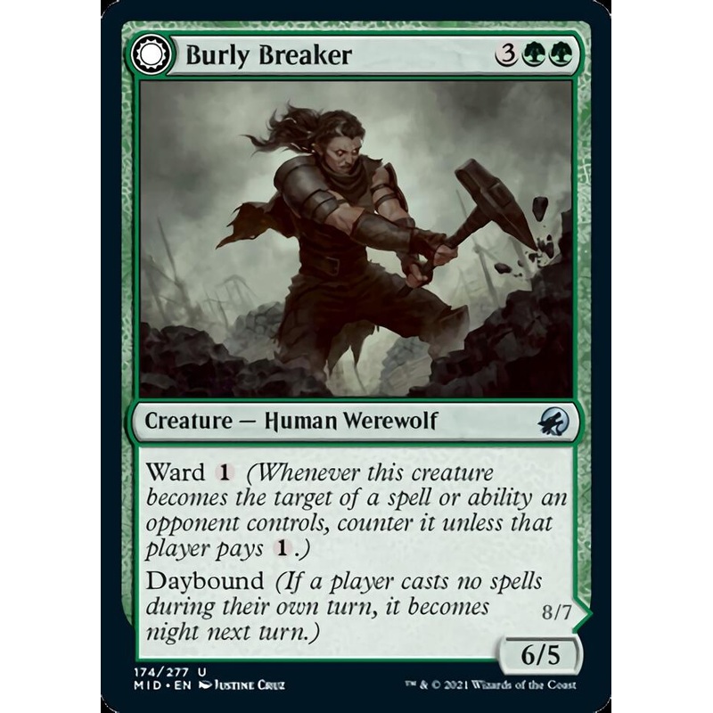 Burly Breaker // Dire-Strain Demolisher [Innistrad: Midnight Hunt]