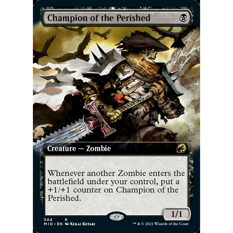Champion of the Perished (Extended Art) [Innistrad: Midnight Hunt]