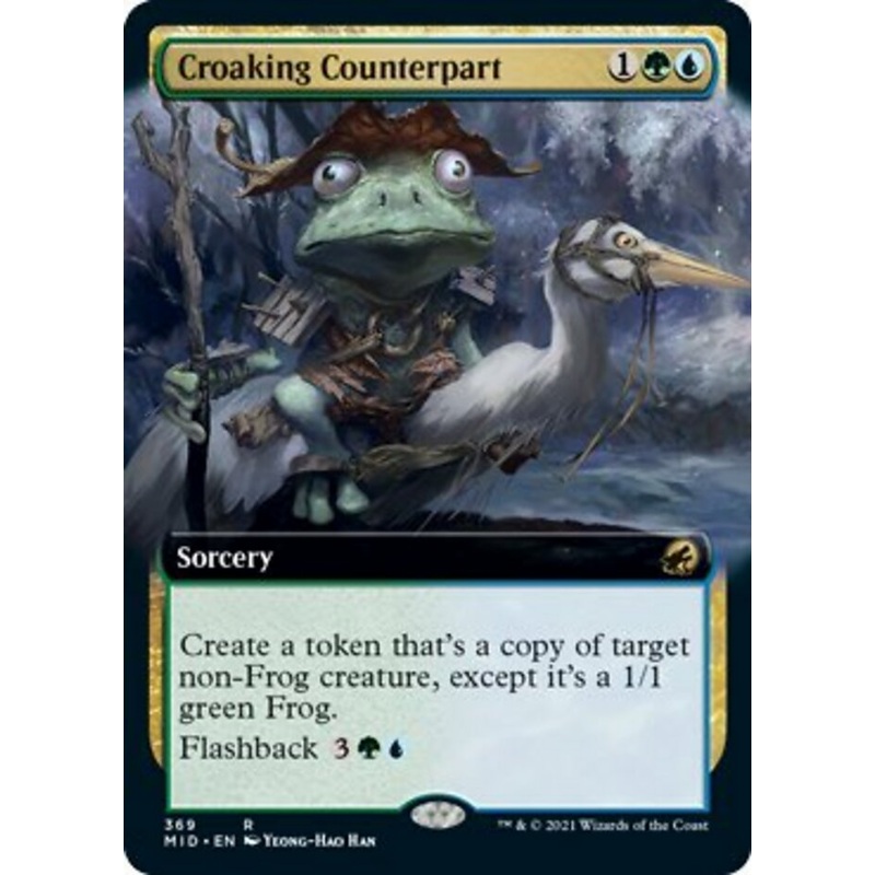 Croaking Counterpart (Extended Art) [Innistrad: Midnight Hunt]