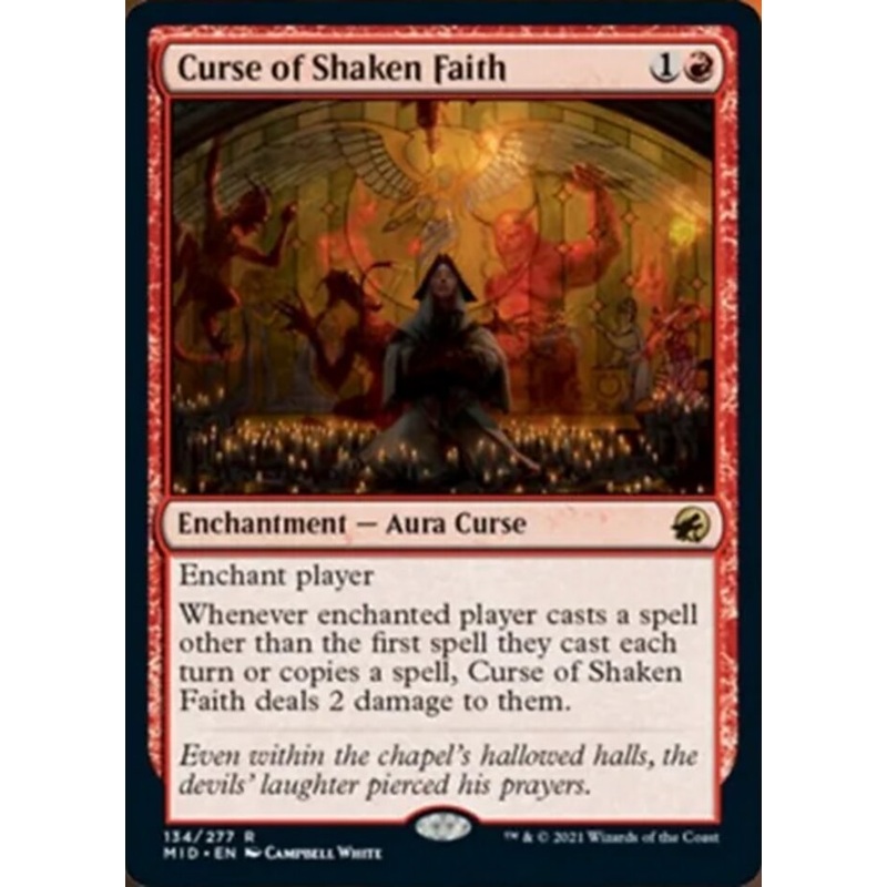 Curse of Shaken Faith [Innistrad: Midnight Hunt]