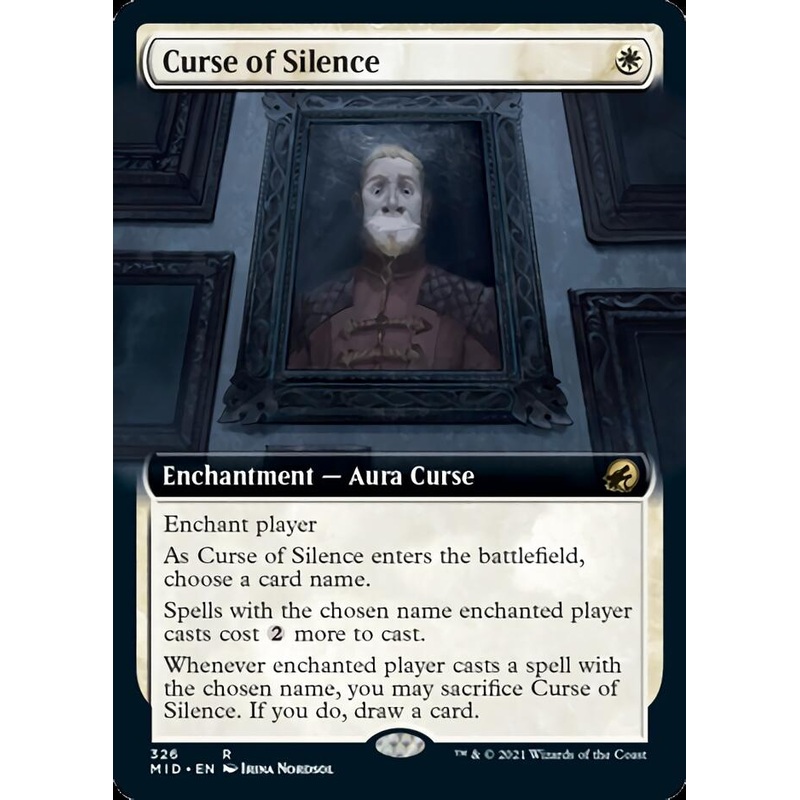 Curse of Silence (Extended Art) [Innistrad: Midnight Hunt]