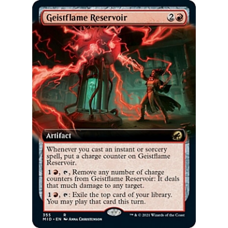 Geistflame Reservoir (Extended Art) [Innistrad: Midnight Hunt]
