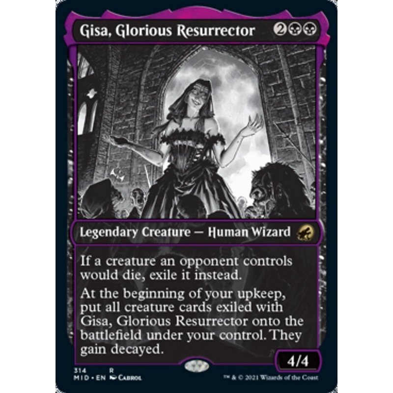 Gisa, Glorious Resurrector (Showcase Eternal Night) [Innistrad: Midnight Hunt]