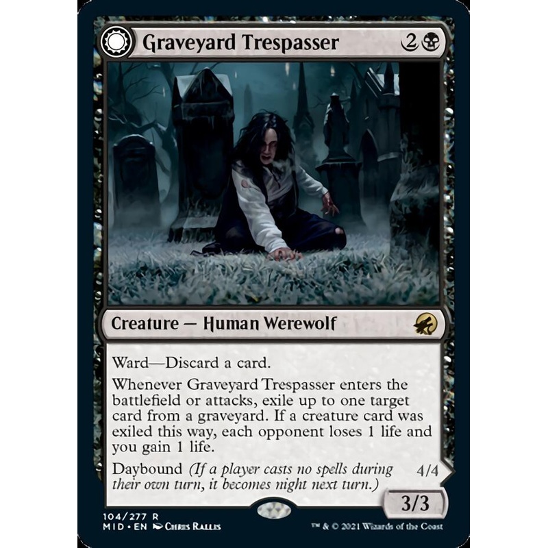 Graveyard Trespasser // Graveyard Glutton [Innistrad: Midnight Hunt]