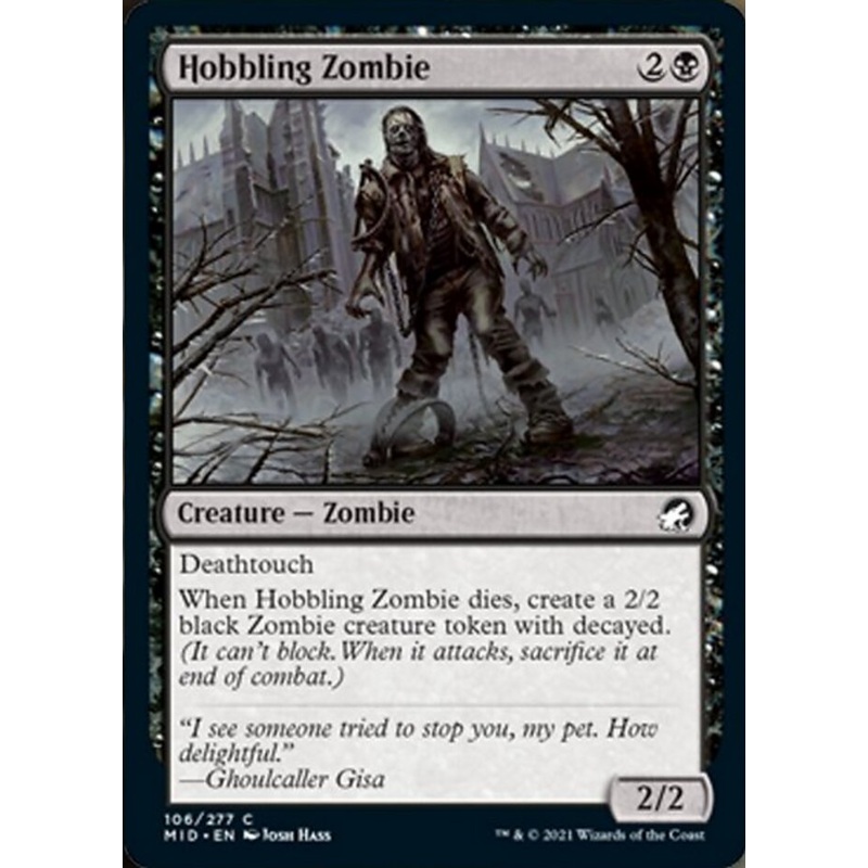 Hobbling Zombie [Innistrad: Midnight Hunt]