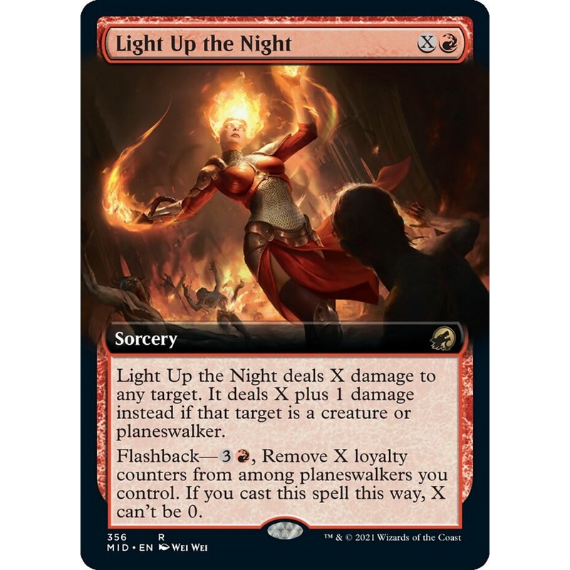 Light Up the Night (Extended Art) [Innistrad: Midnight Hunt]