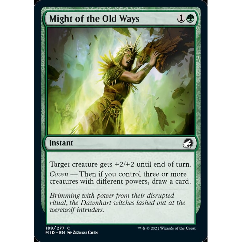 Might of the Old Ways [Innistrad: Midnight Hunt]