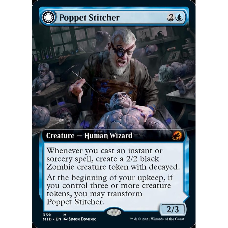 Poppet Stitcher // Poppet Factory (Extended Art) [Innistrad: Midnight Hunt]