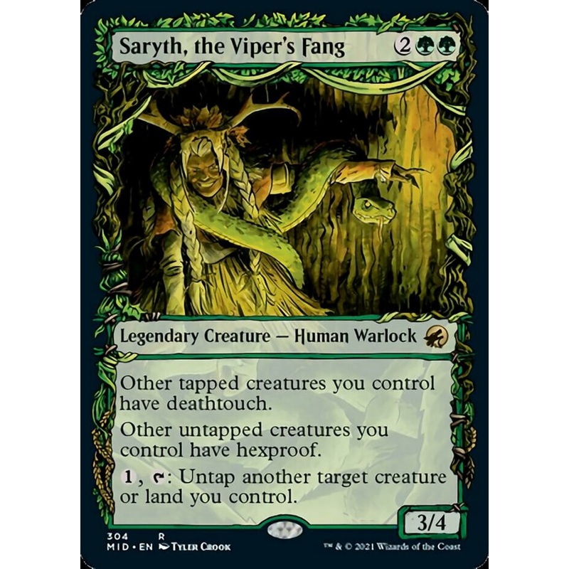 Saryth, the Viper's Fang (Showcase Equinox) [Innistrad: Midnight Hunt]