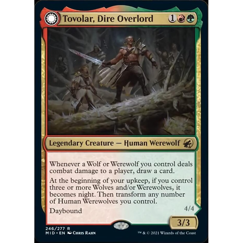 Tovolar, Dire Overlord // Tovolar, the Midnight Scourge [Innistrad: Midnight Hunt]