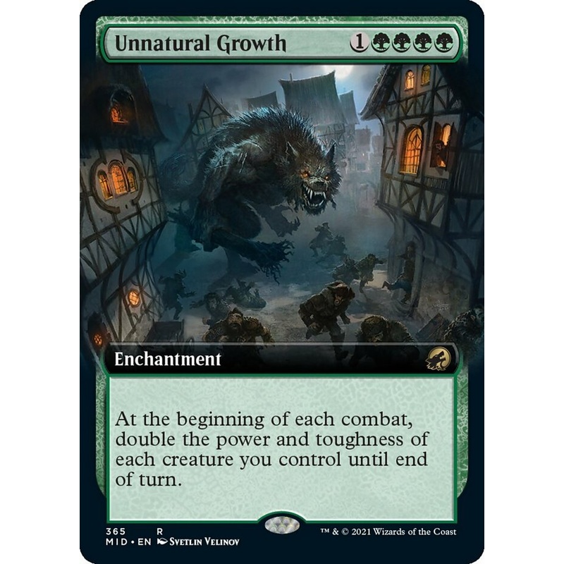 Unnatural Growth (Extended Art) [Innistrad: Midnight Hunt]