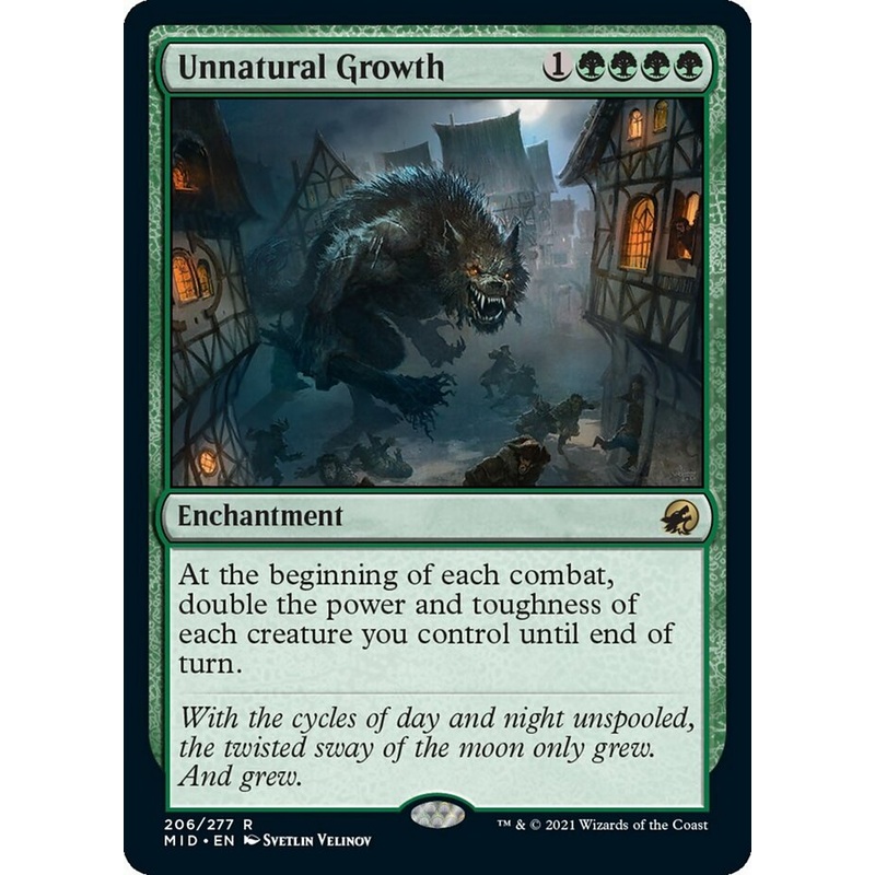 Unnatural Growth [Innistrad: Midnight Hunt]