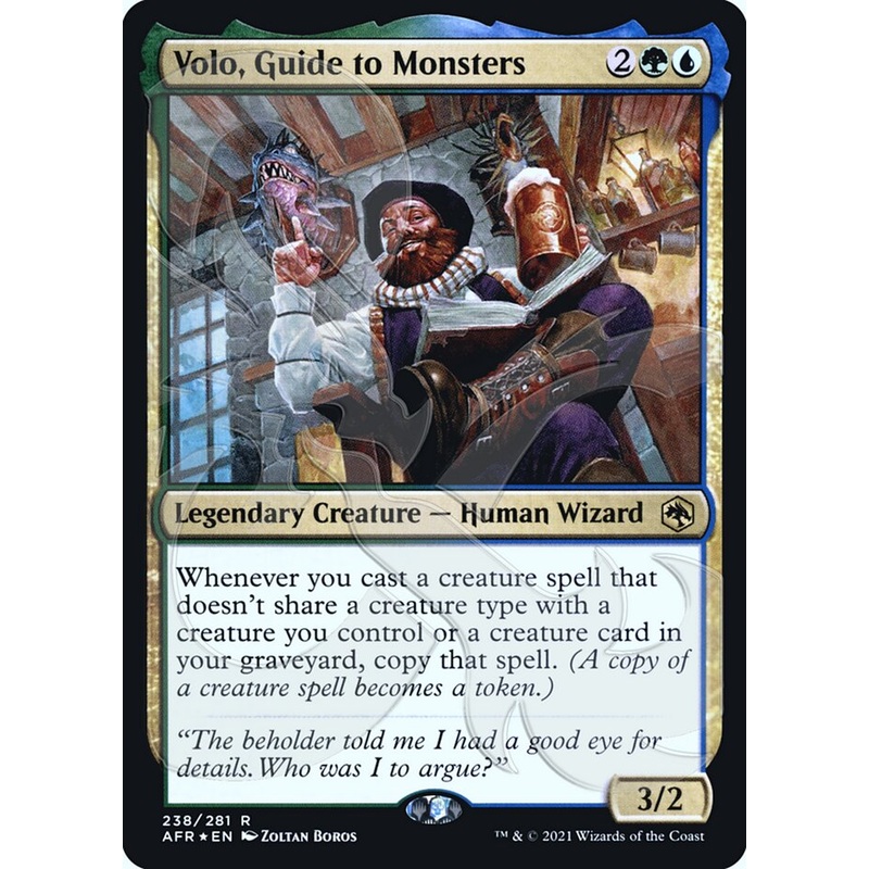 Volo, Guide to Monsters (Ampersand Promo) [Dungeons & Dragons: Adventures in the Forgotten Realms Promos]