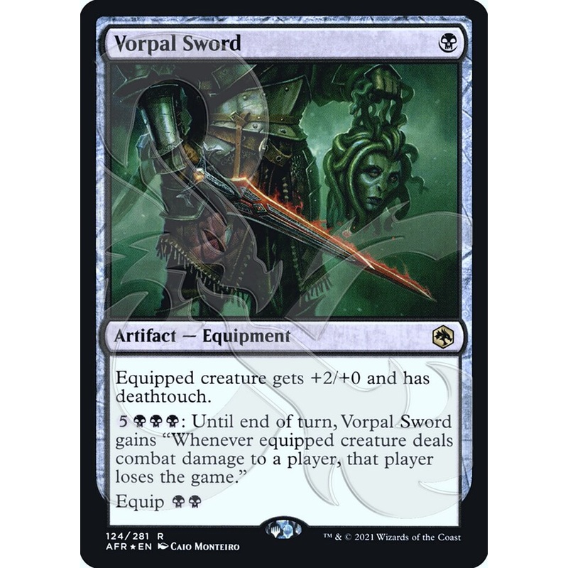 Vorpal Sword (Ampersand Promo) [Dungeons & Dragons: Adventures in the Forgotten Realms Promos]