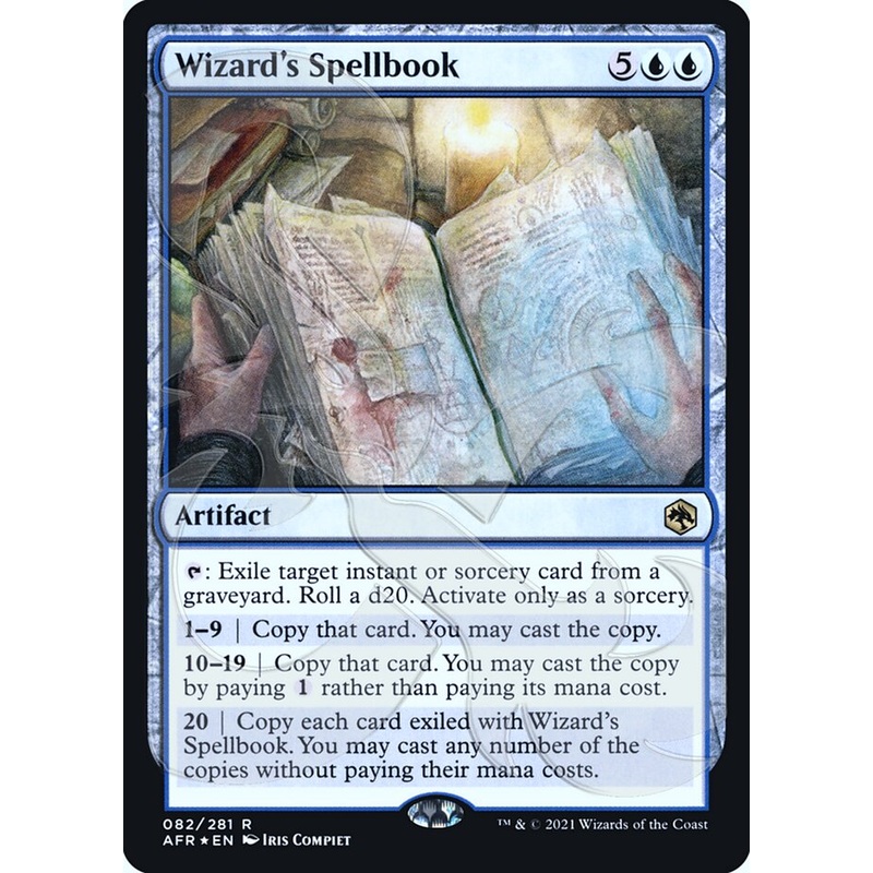 Wizard's Spellbook (Ampersand Promo) [Dungeons & Dragons: Adventures in the Forgotten Realms Promos]