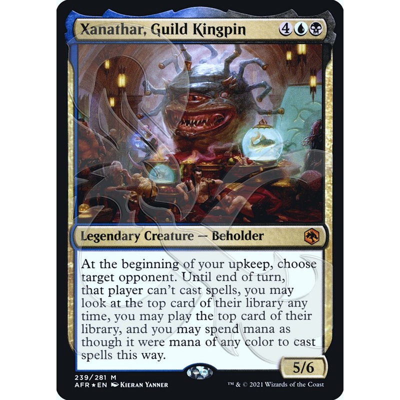 Xanathar, Guild Kingpin (Ampersand Promo) [Dungeons & Dragons: Adventures in the Forgotten Realms Promos]