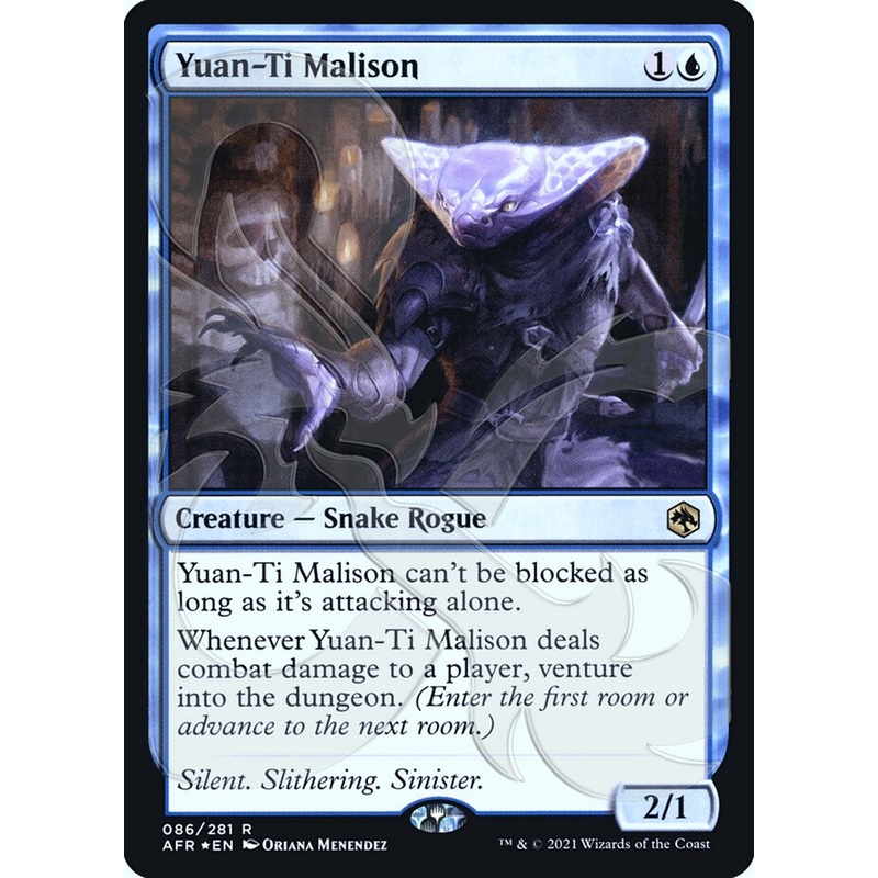 Yuan-Ti Malison (Ampersand Promo) [Dungeons & Dragons: Adventures in the Forgotten Realms Promos]
