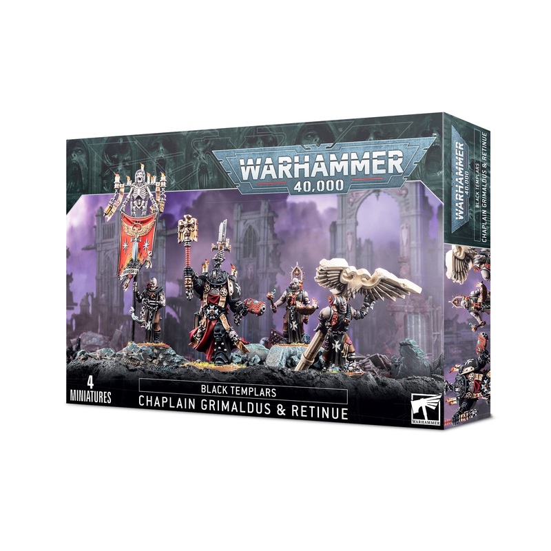 BLACK TEMPLARS: GRIMALDUS & RETINUE