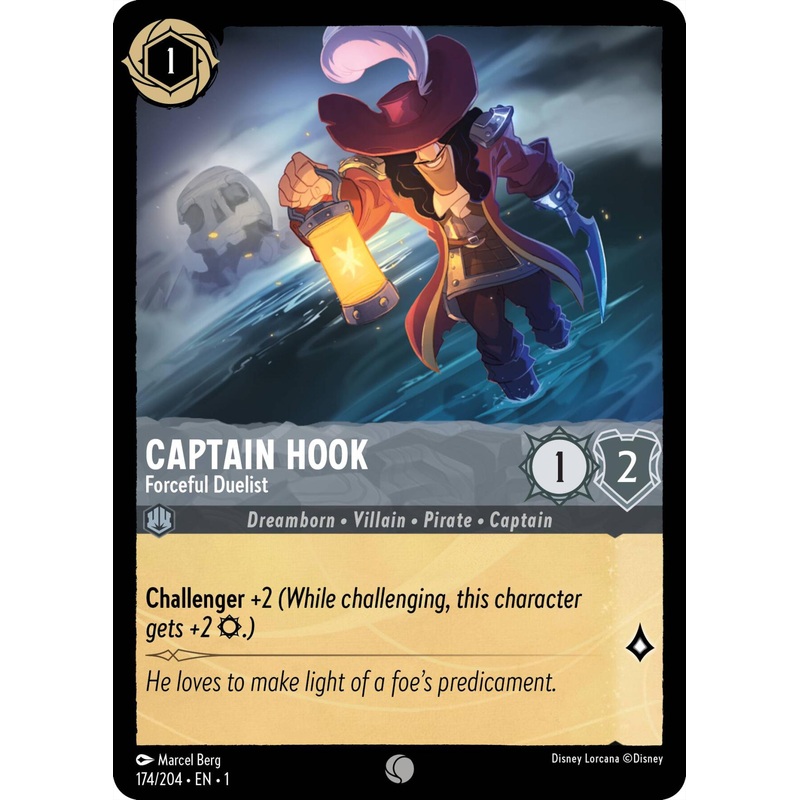 Captain Hook - Forceful Duelist (174/204) [The First Chapter]