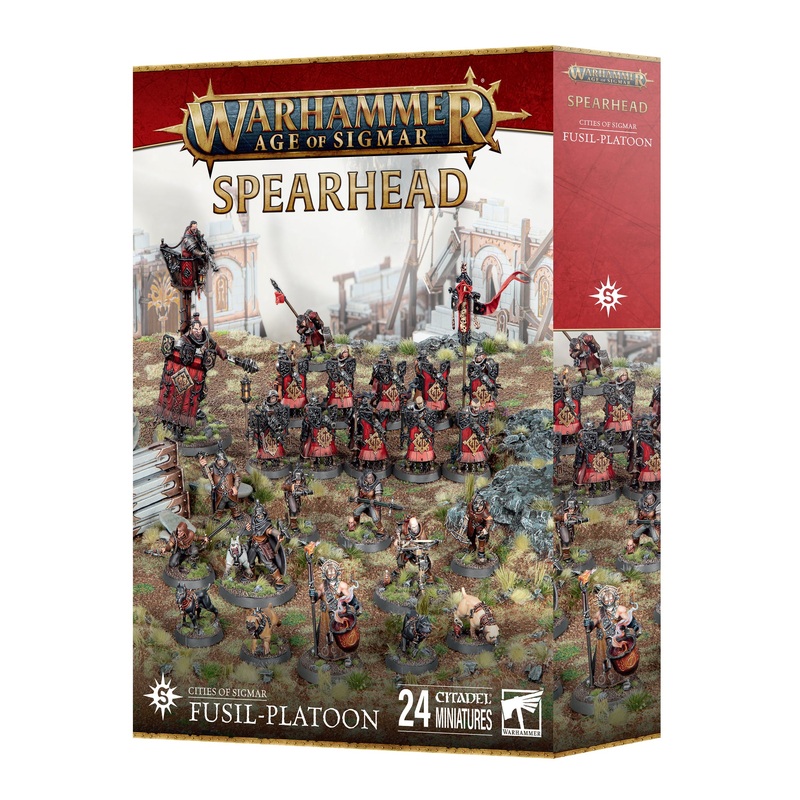 SPEARHEAD:CITIES OF SIGMAR FUSIL-PLATOON ** RELEASED 14/06/2025 **