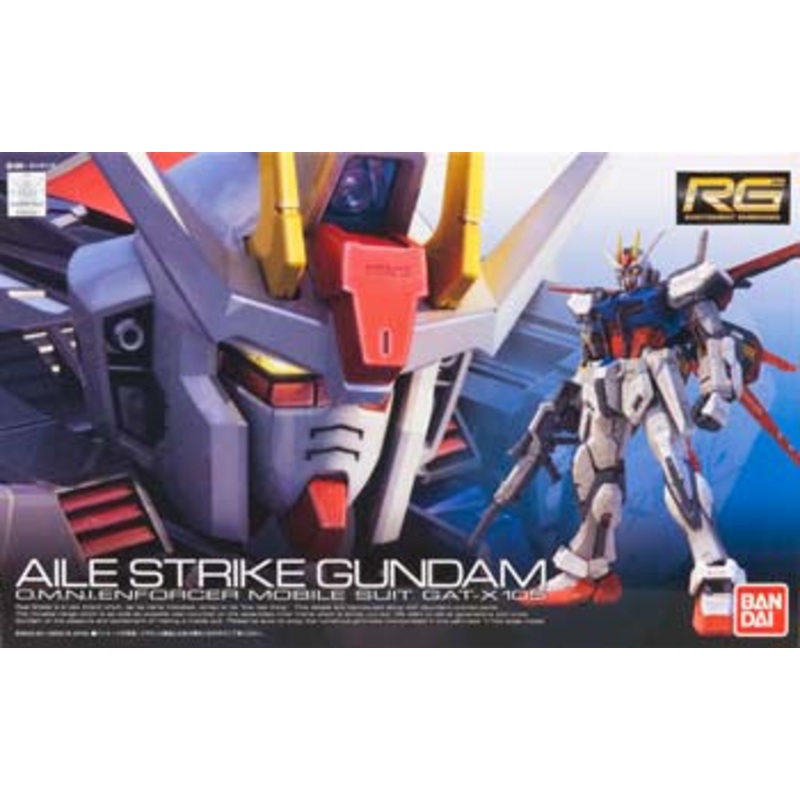 BANDAI 169492 1/144 Real Grade #3 Aile Strike Gundam
