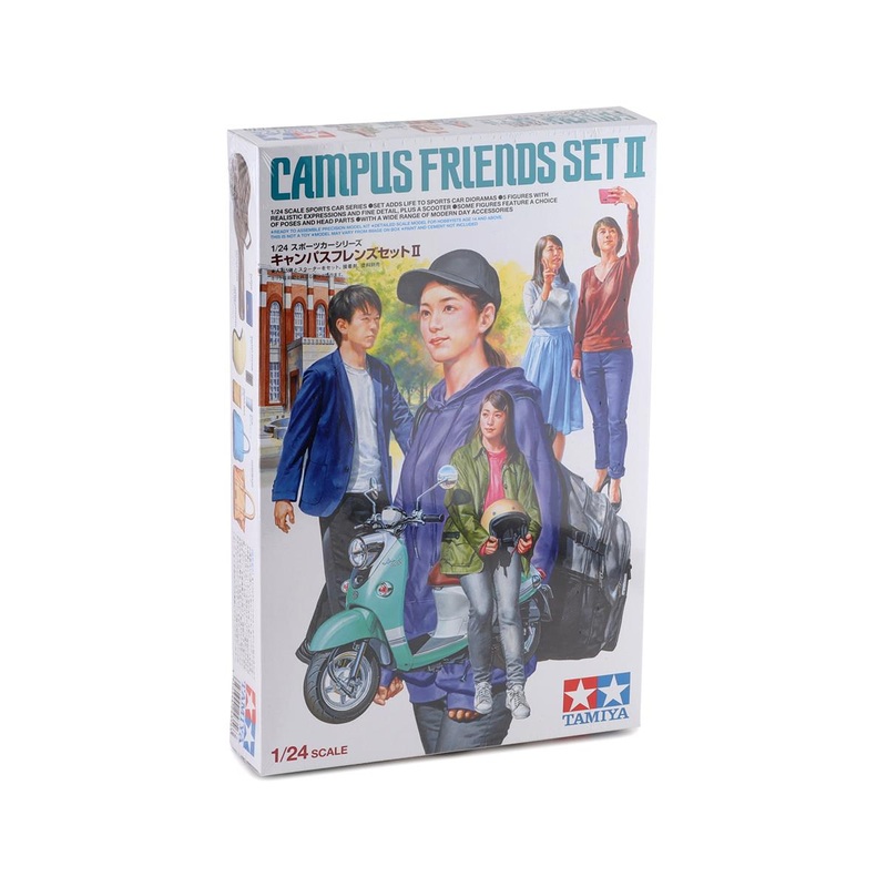 TAMIYA 24356 1/24 Campus Friends Set II Model Figure Kit