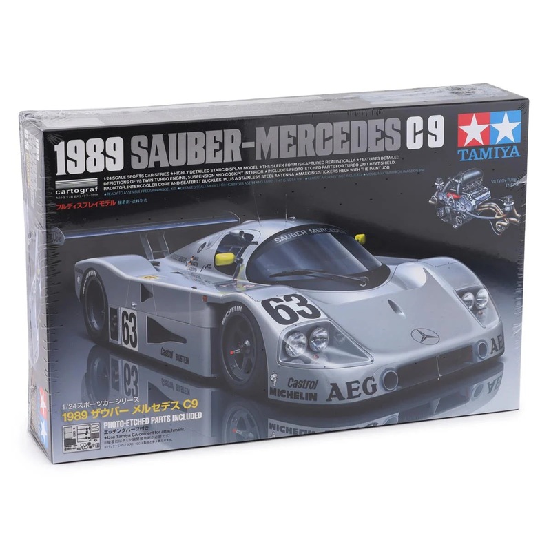 TAMIYA 24359 1/24 1989 Sauber-Mercedes C9 Model Kit