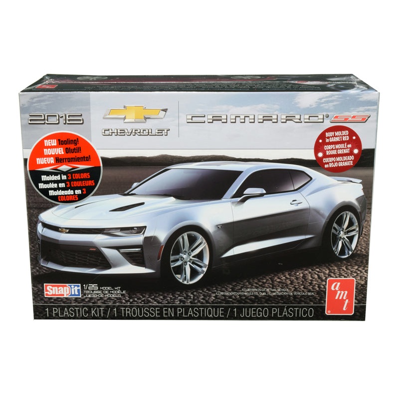 AMT 982/12 1/25 2016 Chevy Camaro SS Snap Kit