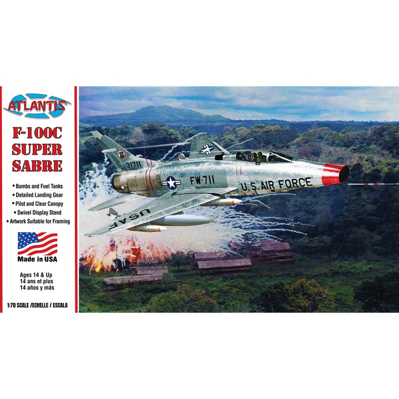 ATLANTIS H236 1/70 F-100C Super Sabre