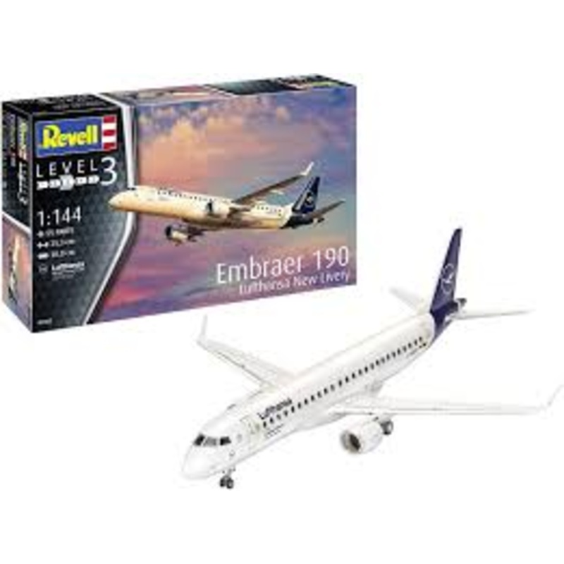 REVELL 03883 1/144 Embraer 190 Lufthansa New Livery