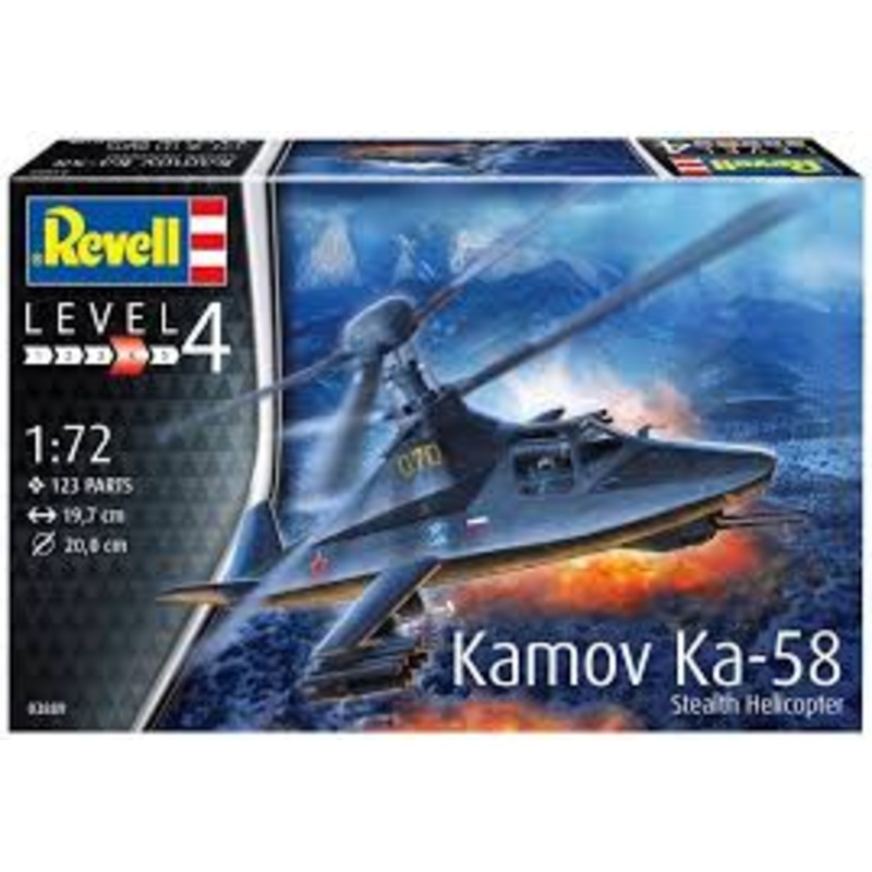 REVELL 03889 1/72 Kamov Ka-58 Stealth Helicopter