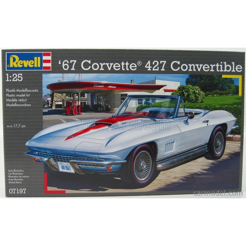 REVELL 07197 1/25 1967 Corvette 427 Convertible