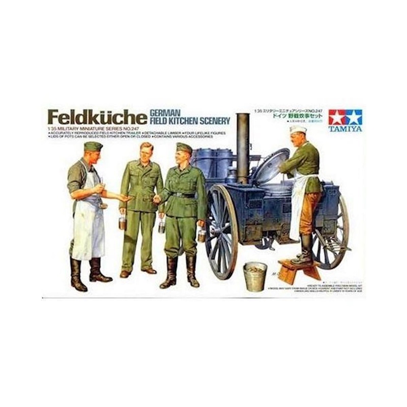 TAMIYA 35247 1/35 German Field Kitchen Scene