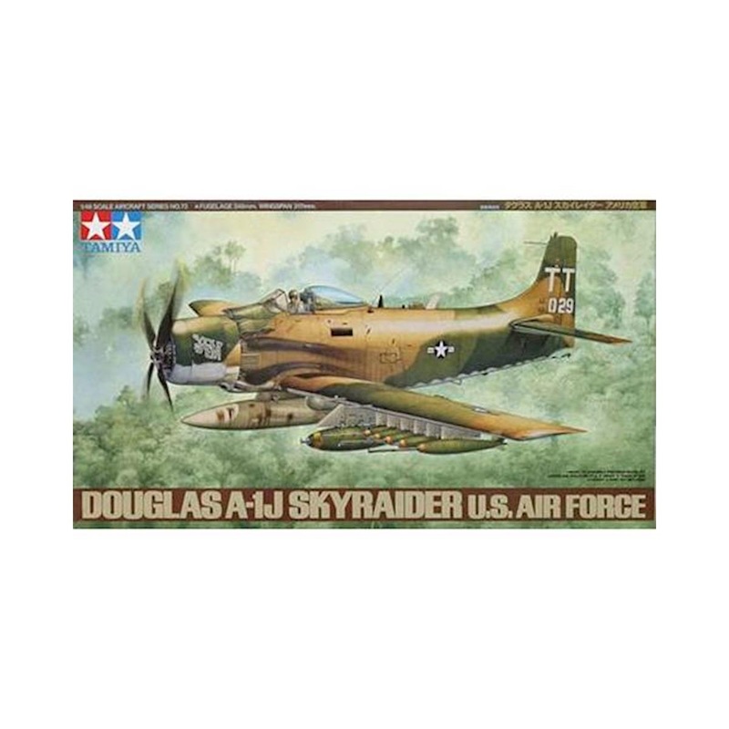TAMIYA 61073 1/48 Douglas A-1J Skyraider USAF Model Kit