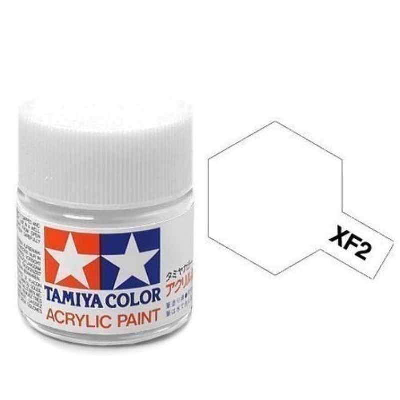 TAMIYA 81302 XF-2 Acrylic Flat White 3/4 oz