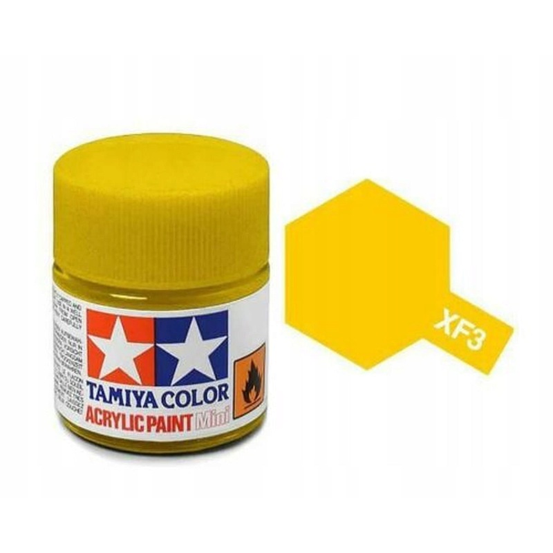 TAMIYA 81303 XF-3 Acrylic XF3 Flat Yellow 3/4 oz