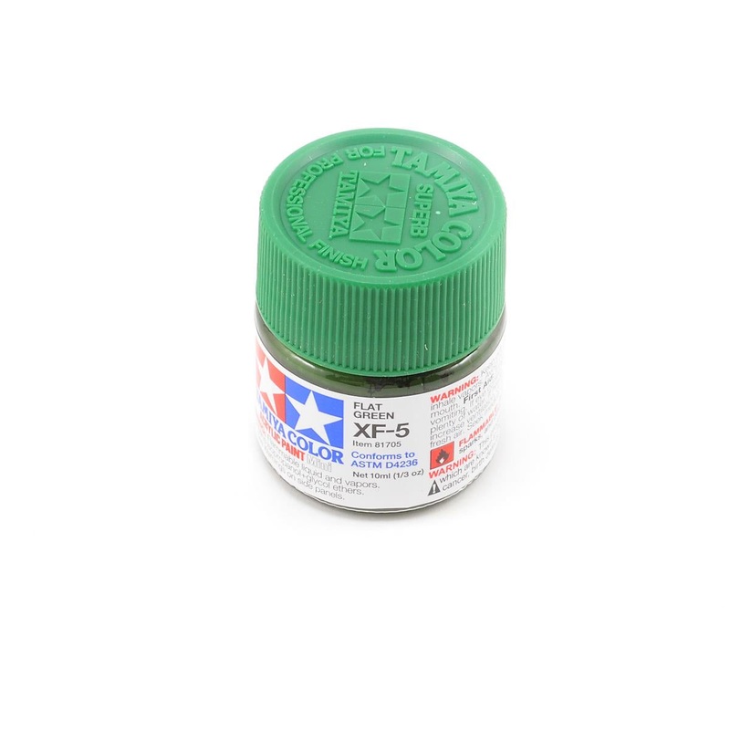 TAMIYA 81705 XF-5 Acrylic Mini XF5 Flat Green 1/3 oz