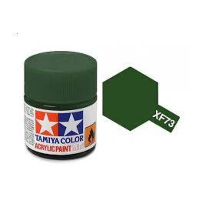 TAMIYA 81773 XF-73 Acrylic Mini Green JGSDF 1/3 oz