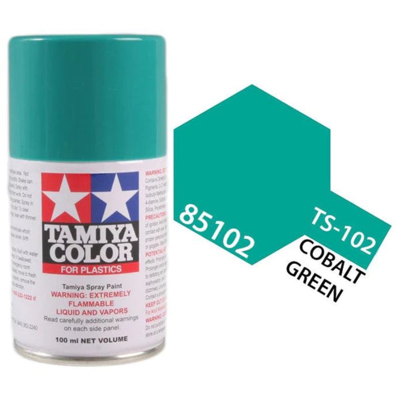TAMIYA 85102 TS-102 Spray Lacquer TS-102 Cobalt Green
