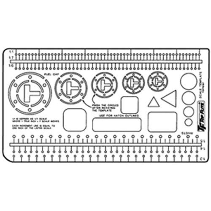 TOP FLITE TOPR2187 Scale Warbird Template