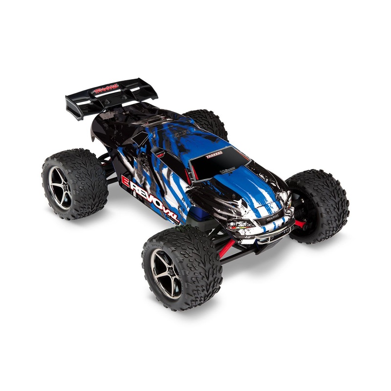 TRAXXAS 71076-8 1/16 Scale E-Revo VXL: 4X4 Brushless Monster Truck w/USB-C
