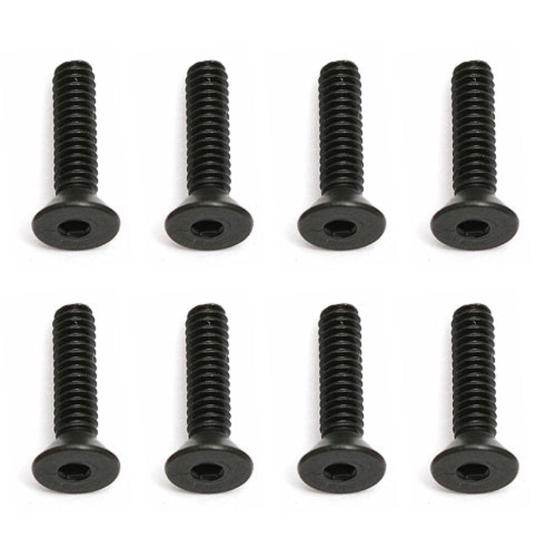 ASSOCIATED 31125 Flat Head Countersunk 2-56x3/8 *DISC*